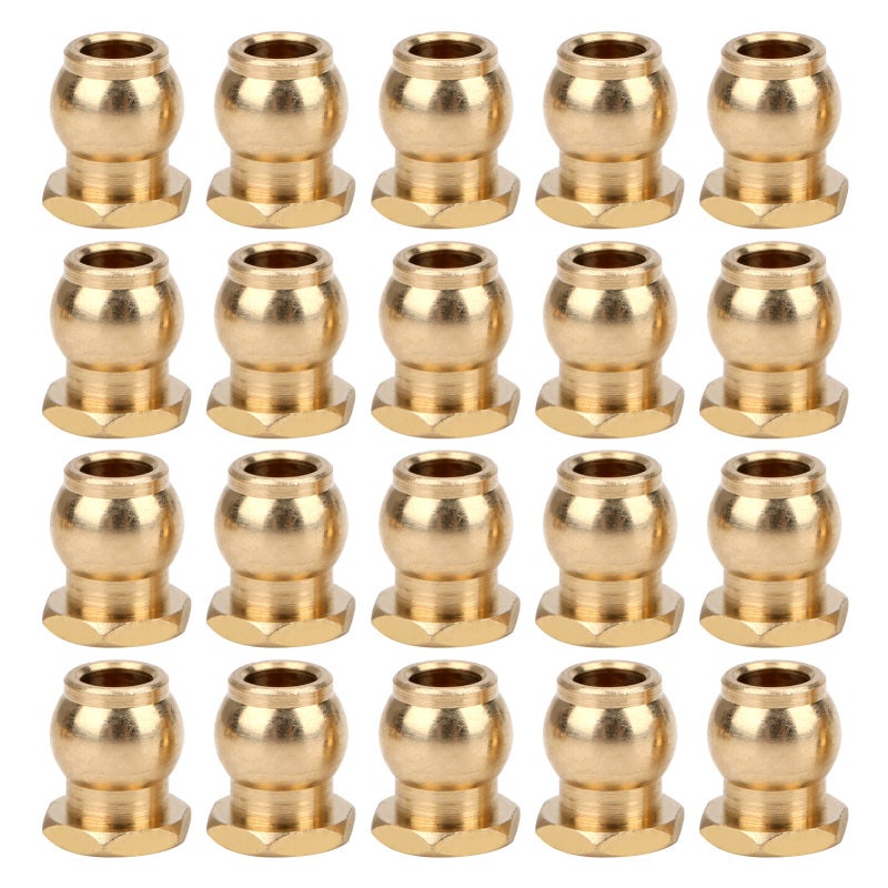 RC Ball Joint: Precision CNC Machined Metal - Electroplated Rust-Proof Link Rod Ball Joint for 1:10/1:8 RC Crawler, Truck, Off-Road Vehicle Replacement - Image 4