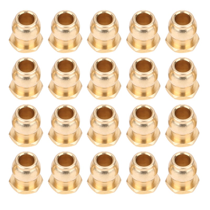RC Ball Joint: Precision CNC Machined Metal - Electroplated Rust-Proof Link Rod Ball Joint for 1:10/1:8 RC Crawler, Truck, Off-Road Vehicle Replacement - Image 3