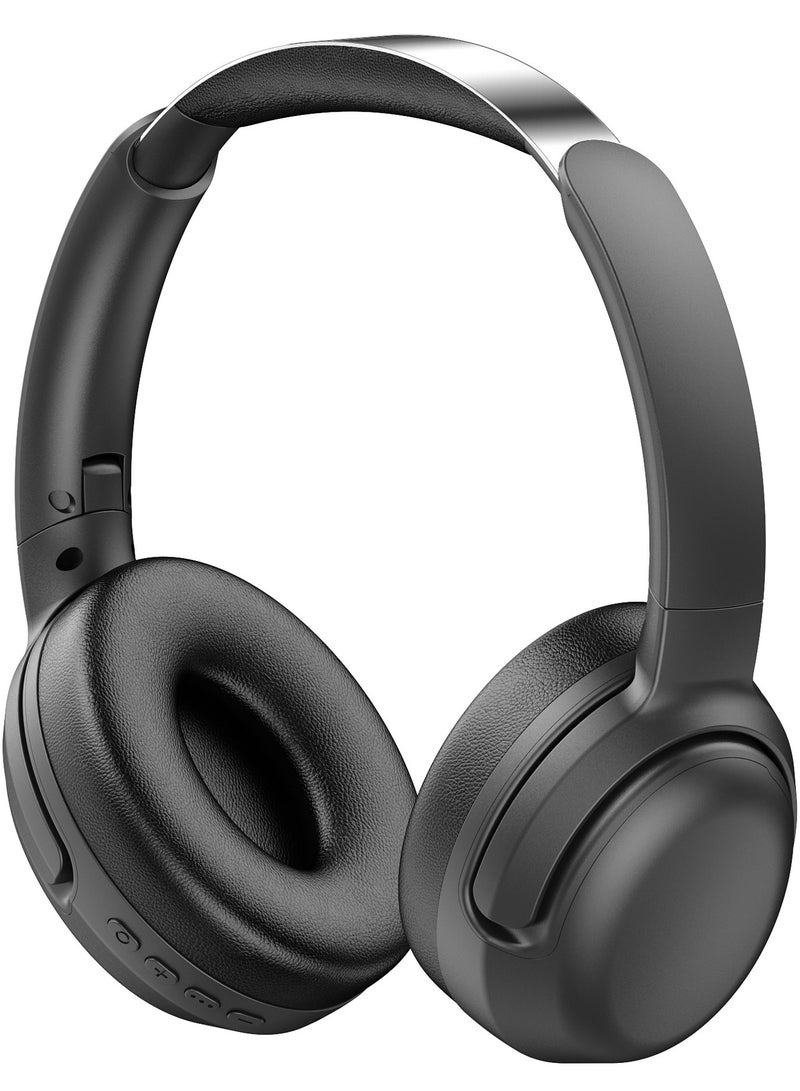 Noise cancelling Wireless Earphones Bluetooth 5.4 Headphones Built-in Microphone for  Gaming - Image 1