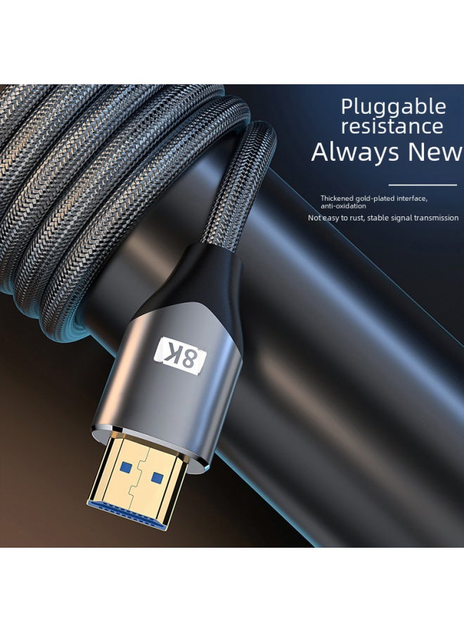كابل HDMI 2.1 نسخة 8K/60Hz لتوصيل التلفزيون وكمبيوتر الألعاب PS وجهاز العرض وأجهزة الفيديو - Image 2