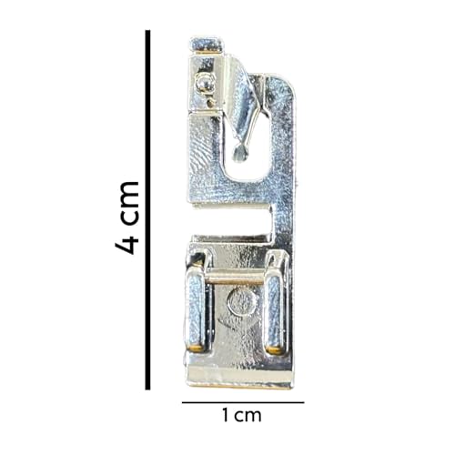ZENITH Combo Pico OverCasting Pressure Foot Snap on Type for Automatic Electric Low Shank Sewing Machines Suitable for Usha Janome Brother Singer etc Steel Finish (Combo Pico OverCasting) - Image 2