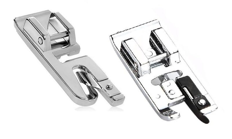 ZENITH Combo Pico OverCasting Pressure Foot Snap on Type for Automatic Electric Low Shank Sewing Machines Suitable for Usha Janome Brother Singer etc Steel Finish (Combo Pico OverCasting) - Image 1