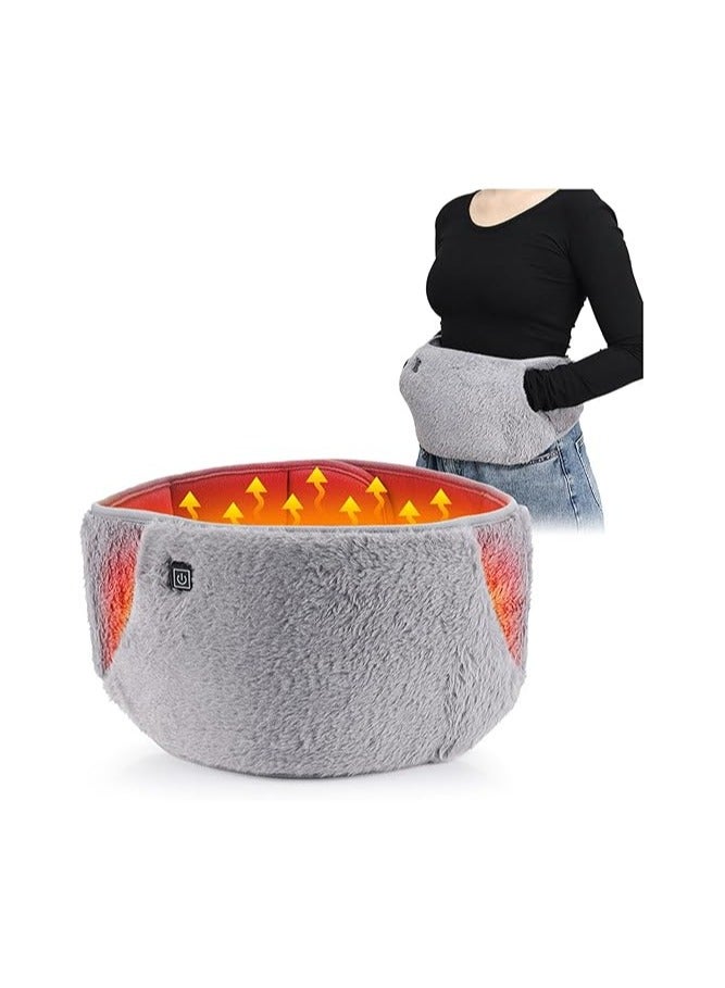 general Electric Waist Warmer | Wireless Heating Pad | Flexible Heating Pad | Flexible Wireless Warming Waist Wrap | Rechargeable Wireless Waist Heating Pad for Back Sting, Cramps, and Abdominal Relief - Image 3