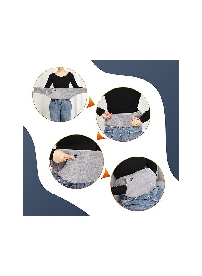 general Electric Waist Warmer | Wireless Heating Pad | Flexible Heating Pad | Flexible Wireless Warming Waist Wrap | Rechargeable Wireless Waist Heating Pad for Back Sting, Cramps, and Abdominal Relief - Image 4