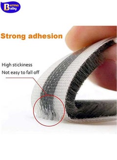 Berma Baby 5M Self Adhesive Seal Strip Weatherstrip for Windows and Doors House Soundproofing,Windproof,Dustproof,Stronger Stickiness Gray  - Image 5