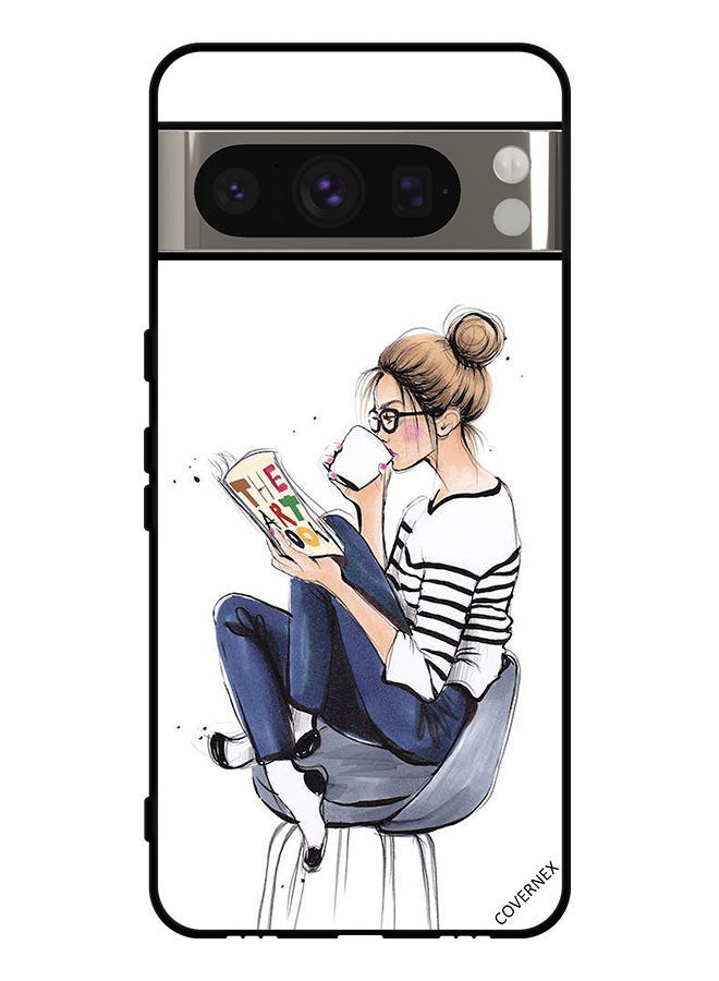 Covernex Protective Case Cover For Google Pixel 8 Pro Reading The Art Book - Image 1