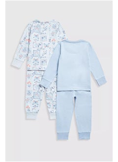 mothercare بيجامات فراشة بأكمام طويلة وقصيرة - عبوة 2  - Image 2