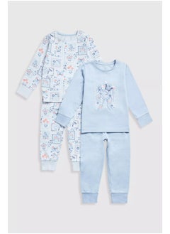 mothercare بيجامات فراشة بأكمام طويلة وقصيرة - عبوة 2  - Image 1