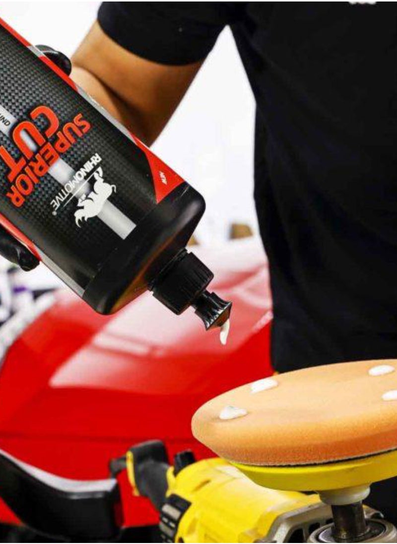RHINOMOTIVE RHINOMOTIVE - SUPERIOR CUT 1KG Effectively removes paint mists and sanding traces  - Image 4