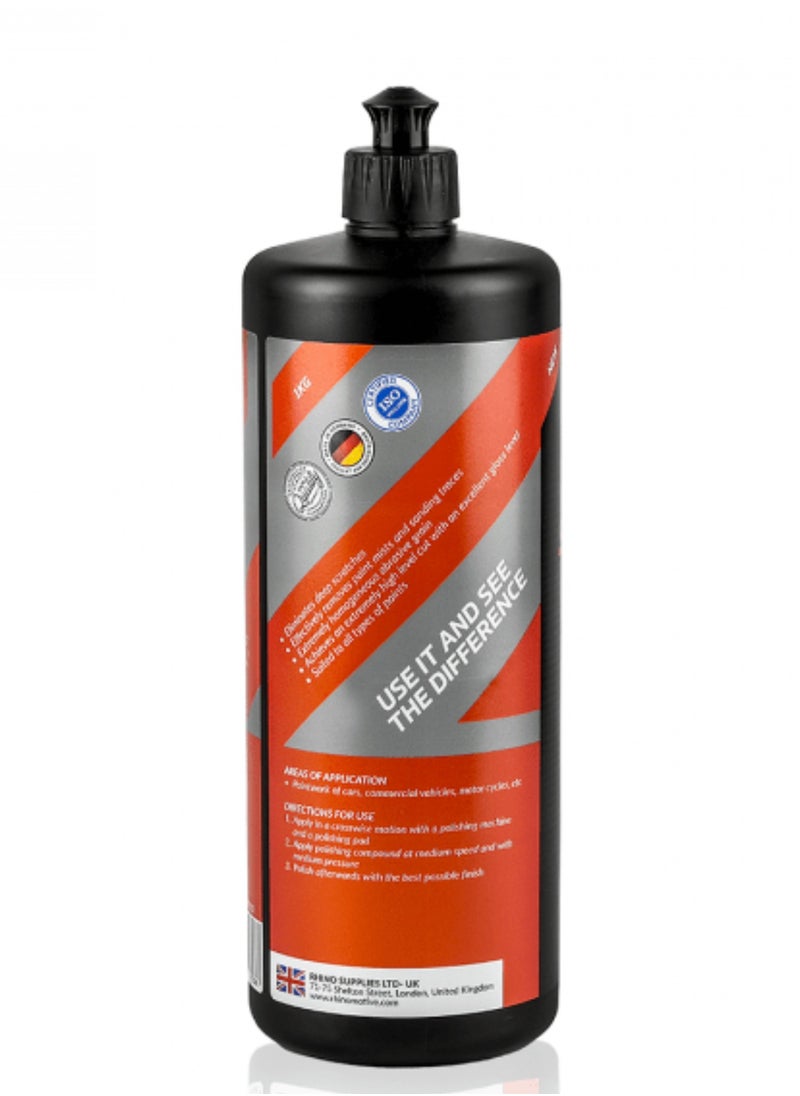 RHINOMOTIVE RHINOMOTIVE - SUPERIOR CUT 1KG Effectively removes paint mists and sanding traces  - Image 2