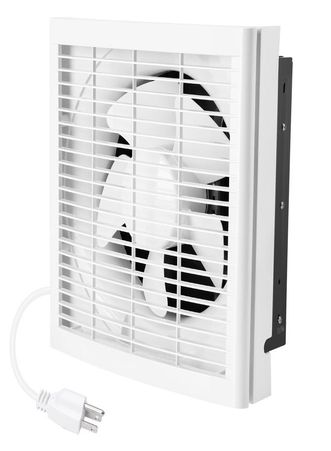Fanspex 8" Shutter Exhaust Fan, 310CFM Window or Wall Mount Ventilation Fan for Greenhouse, Attic, Garage, Bathroom, Kitchen - Image 1