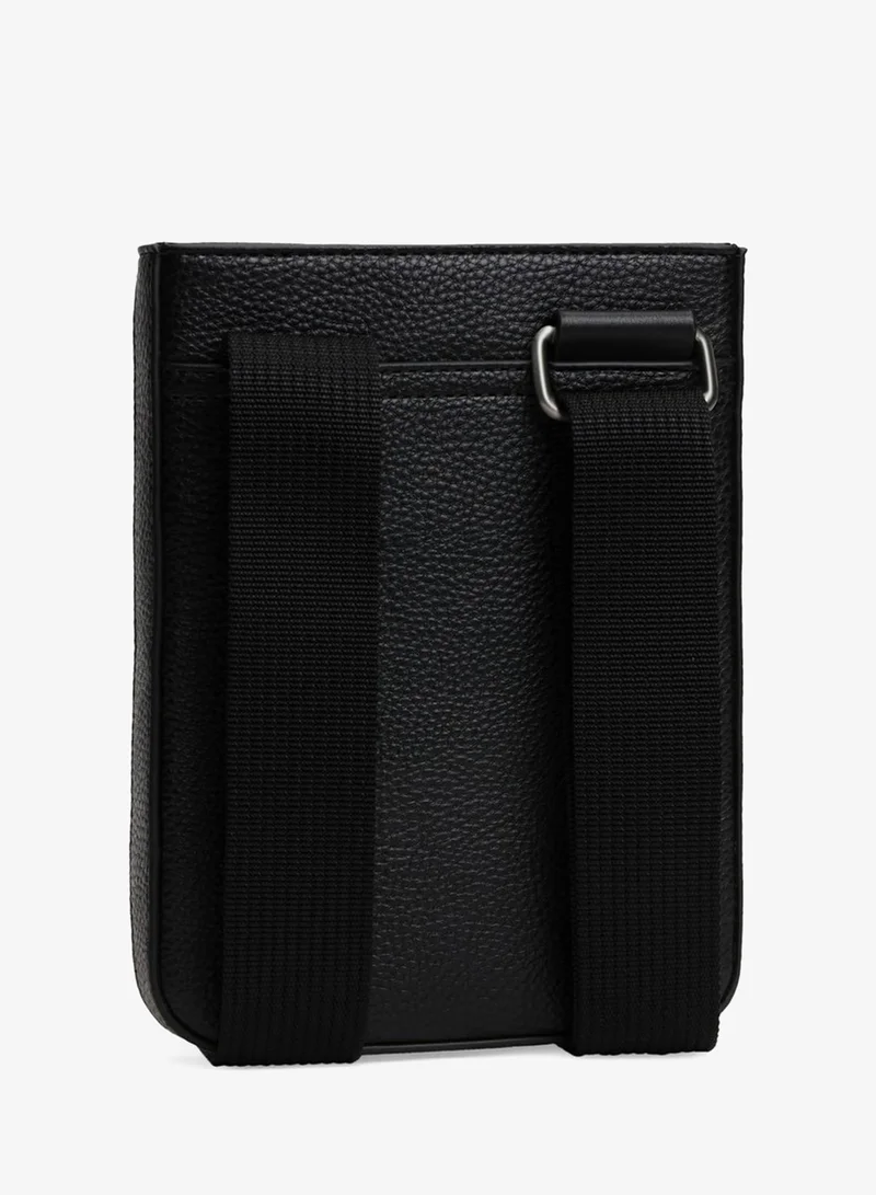 Tommy Hilfiger Black Central Mini Crossover Bag for Men | Best Price UAE