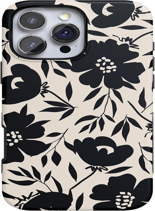 Casely iPhone 16 Pro Case | Dark Fantasy | Contrast Floral | Compatible with MagSafe | Bold Protective Design - Image 1