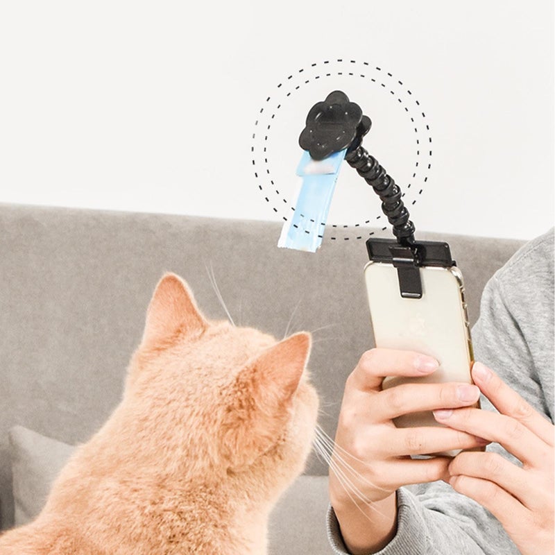 Rotatable Pet Selfie Clip For Smartphones Adjustable Angle Easy Installation Stable Plastic - Image 3