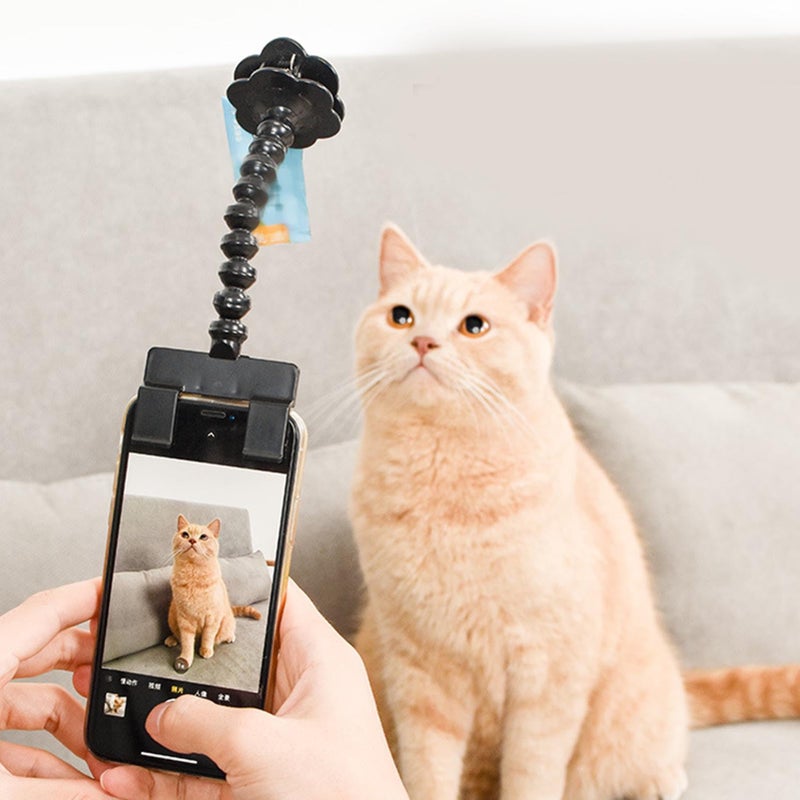 Rotatable Pet Selfie Clip For Smartphones Adjustable Angle Easy Installation Stable Plastic - Image 4