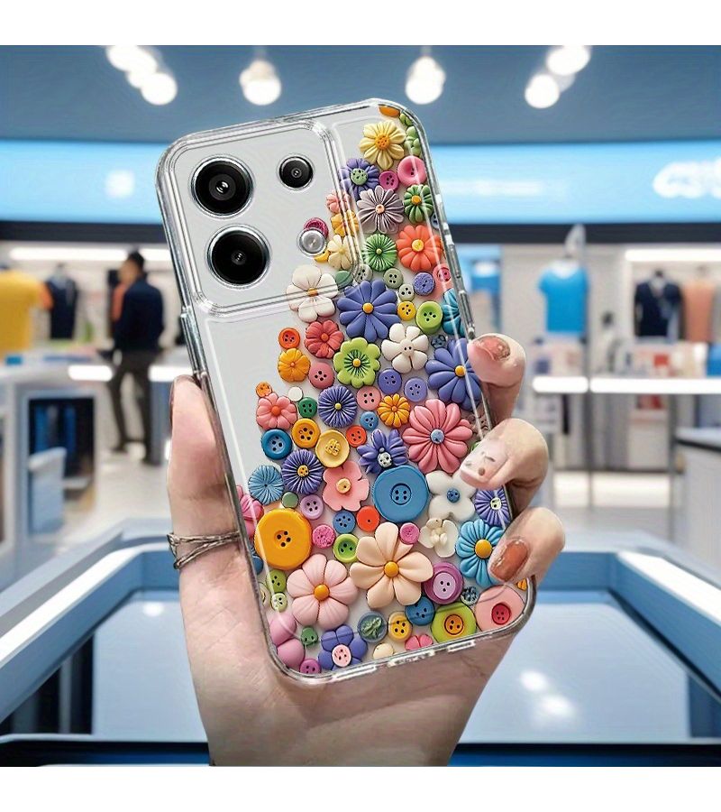 Transparent TPU Phone Case For POCO C75 Anti Fall Full Covered - Image 1