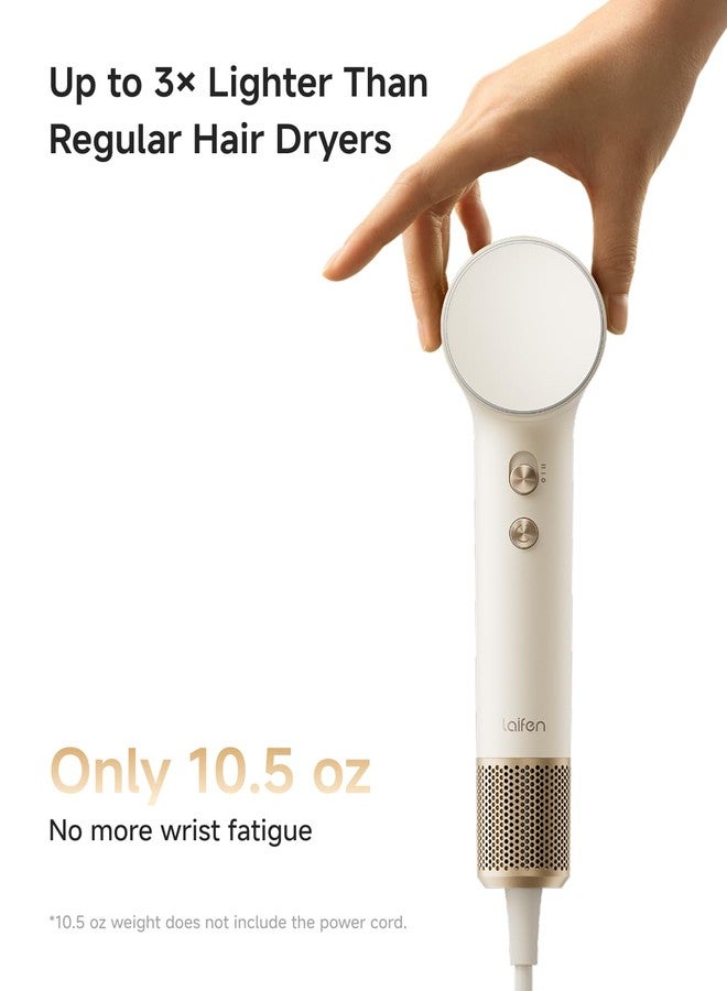 Laifen MINI Hair Dryer, Lightweight and Compact High Speed 200M Ionic Blow Dryer with 110, 000 RPM Powerful Motor for Fast Drying, Low Noise, Hairdryer with Magnetic Nozzle, Child Mode, HD310 - Image 3