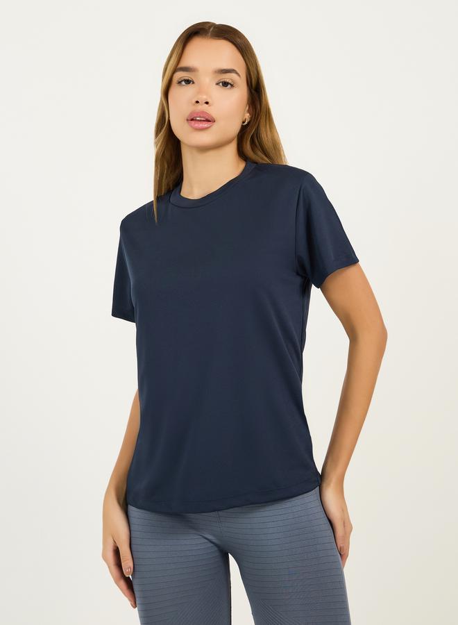 Styli Patch Detail Oversized T-Shirt with Dropped Shoulder  - Image 4