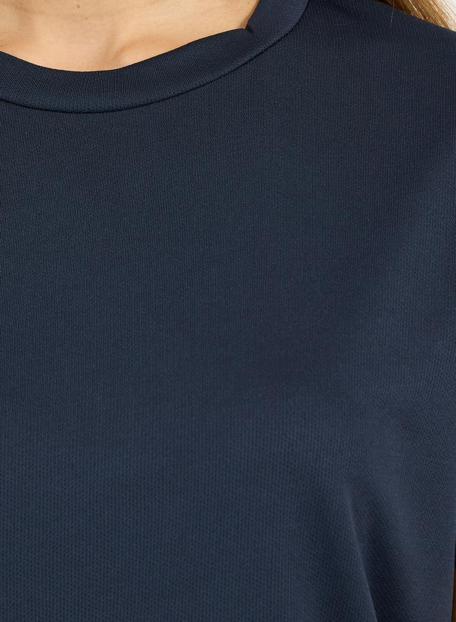 Styli Patch Detail Oversized T-Shirt with Dropped Shoulder  - Image 5