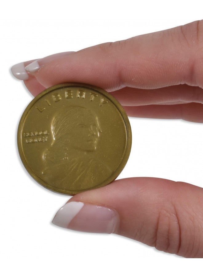 LEARNING ADVANTAGE Play Dollars - Set of 50 Plastic Coins - Designed and Sized Like Real US Currency - Teach Money Math With This Pretend Play Resource - Image 4