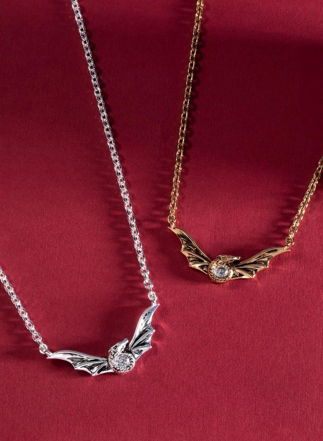 Alex and Ani HOUSE OF THE DRAGON® Syrax Necklace - Dimensional Dragon Pendant for House Targaryen Fans, Nickel-Free, Unique Jewelry Gift (Antique Gold) - Image 4