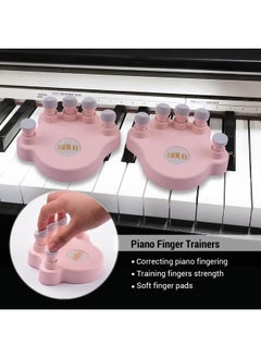 Thoraya SOLO SP-140 Piano Finger Trainers Fingers Strength Training Tools for Piano Beginners, 1 Pair/Pack  - Image 3