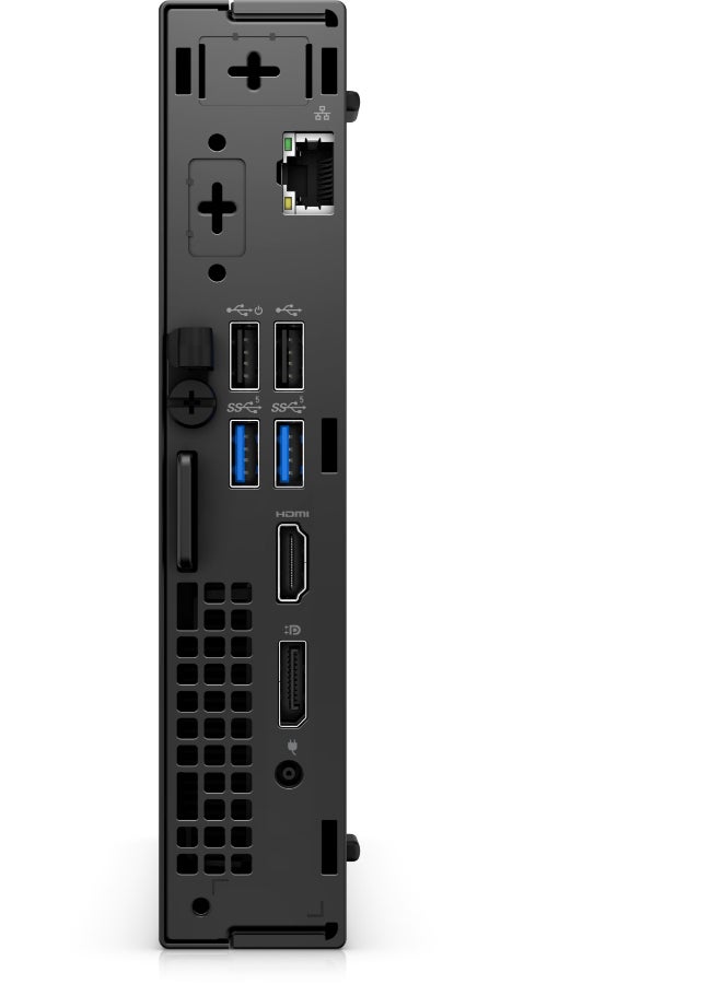 ديل جهاز كمبيوتر صغير Opti 7020 MFF بمعالج Core i7 14700T/ذاكرة وصول عشوائي 16 جيجابايت DDR5/قرص صلب SSD سعة 512 جيجابايت/نظام تشغيل Windows 11 Pro/بطاقة رسومات Intel مدمجة/أسود - Image 4