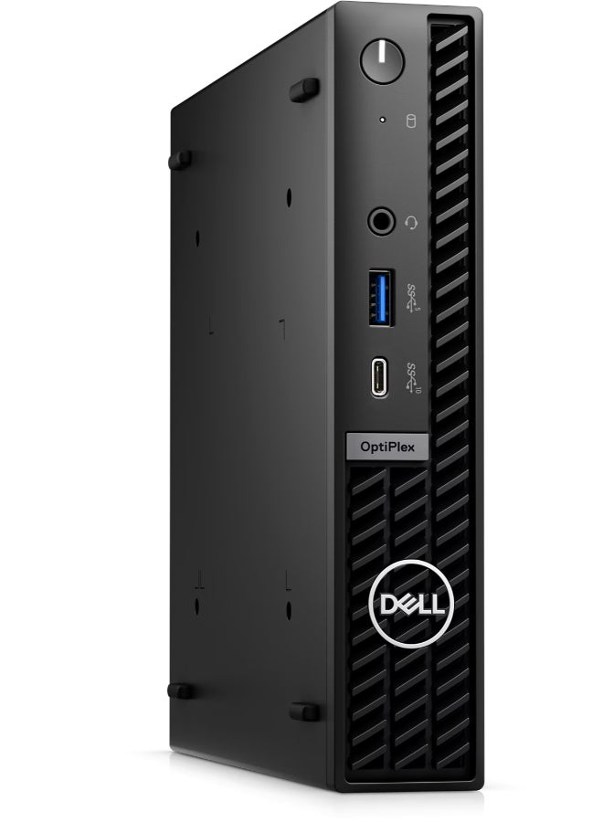 ديل جهاز كمبيوتر صغير Opti 7020 MFF بمعالج Core i7 14700T/ذاكرة وصول عشوائي 16 جيجابايت DDR5/قرص صلب SSD سعة 512 جيجابايت/نظام تشغيل Windows 11 Pro/بطاقة رسومات Intel مدمجة/أسود - Image 3