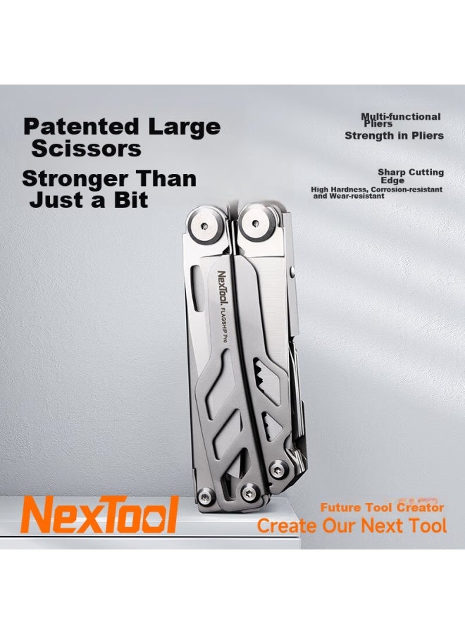 Nextool Outdoor And Home Multi-functional Tool Set With Pliers, Folding Scissors, Combination Wilderness Survival Knife And Pliers - Image 1