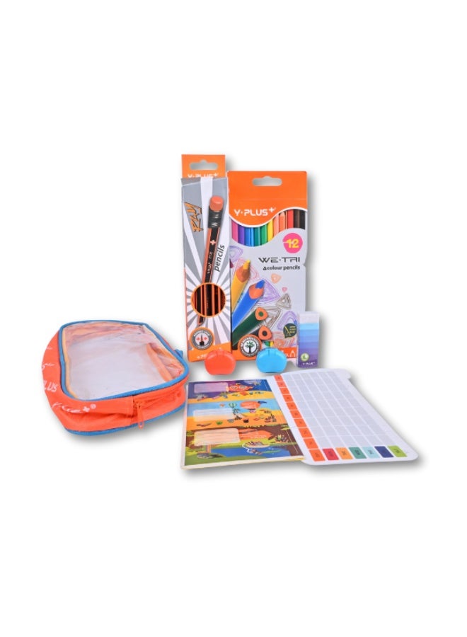 Y plus+ Y-PLUS+ Stationery Kit - Assorted Pencils & School Supplies - Image 2