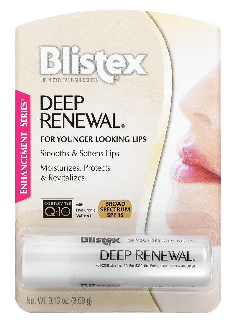 Blistex - Deep Renewal Lip Protectant Sunscreen SPF 15 0.13 oz 3.69 g - Image 1