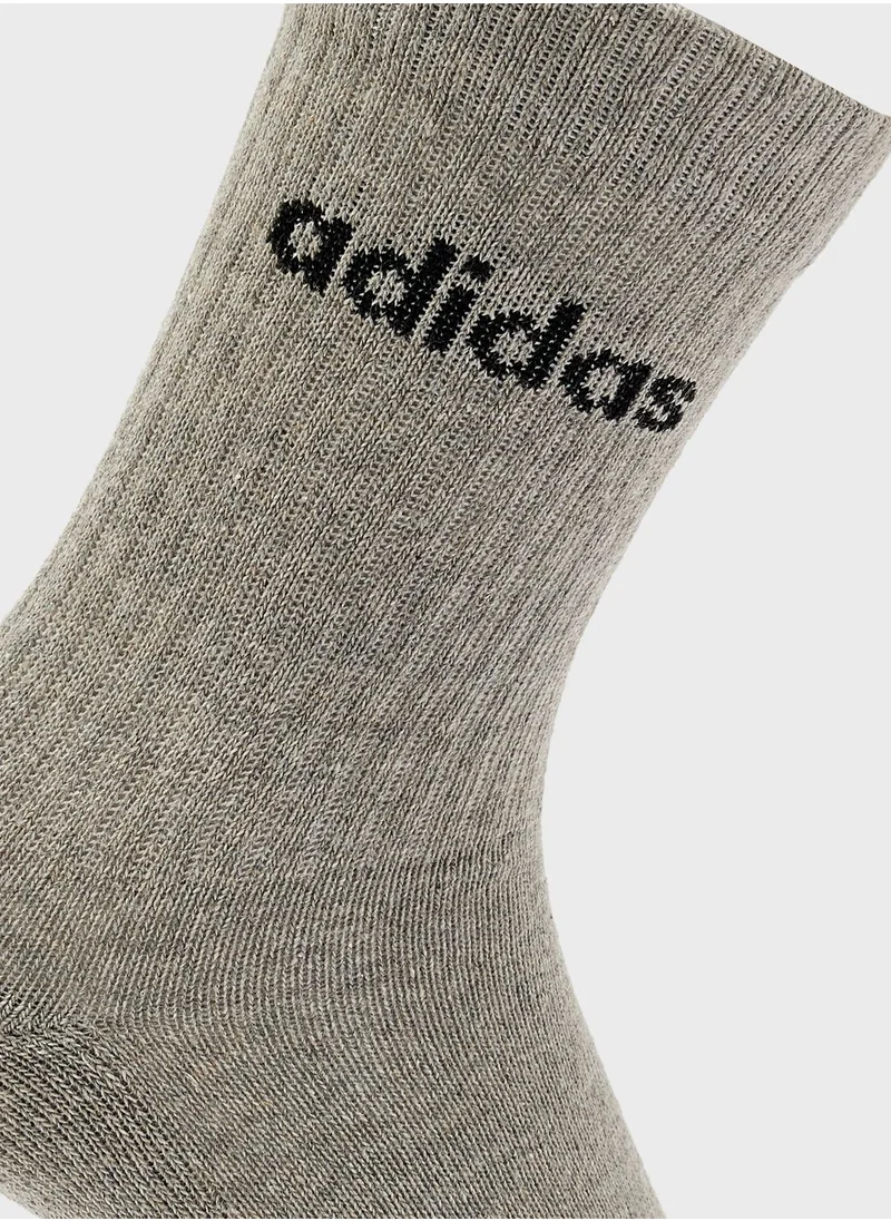 Adidas 3 Pack Crew Socks