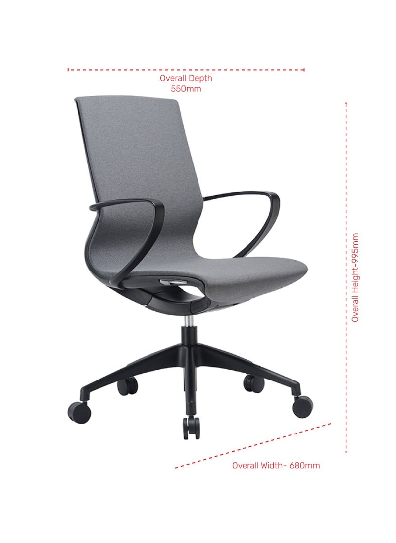 Marics Meeting Ergonomic Office Executive Adjustable Height Modern Comfort Breathable Mesh Wide Seat Home Working Study Office Staff Meeting Chair (Grey) - pzsku/Z72EEF6AE0E7C1C80704EZ/45/_/1676649058/a71bcfb2-6641-48e1-9e85-47960bf9637a