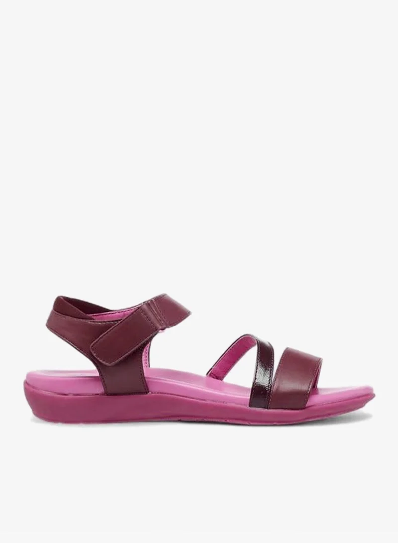 Le Confort Strappy Sandals With Hook And Loop Closure