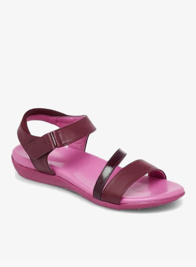 Le Confort Strappy Sandals With Hook And Loop Closure