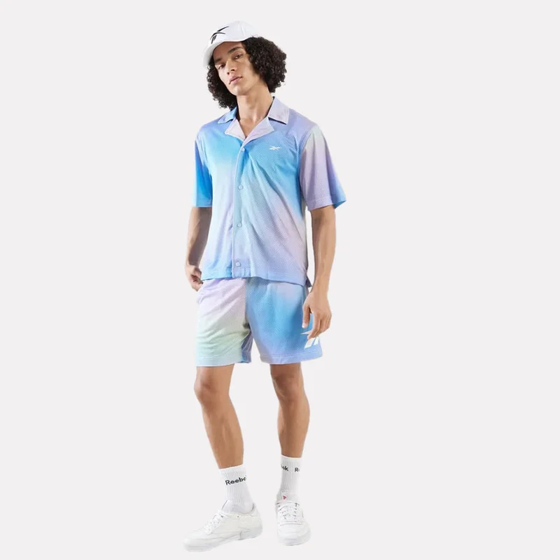 Reebok Blue Reebok Classic Dopamine All Over Printed Men's Shorts - Blue for Men | Best Price UAE