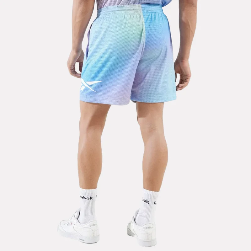 ريبوك Reebok Classic Dopamine All Over Printed Men's Shorts - Blue