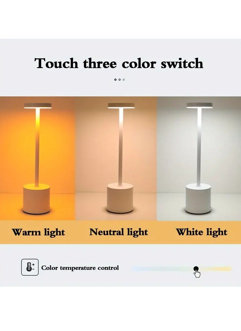 Generic - Adjustable 360° LED Desk Lamp with Touch Control, Three Color Temperatures, Eye-Caring, Energy-Saving, Dimmable, Long-Lasting, Flexible Gooseneck for Study, Work, Reading, and Bedside - Image 1