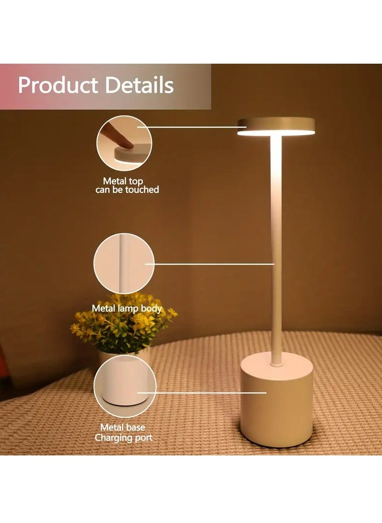Generic - Adjustable 360° LED Desk Lamp with Touch Control, Three Color Temperatures, Eye-Caring, Energy-Saving, Dimmable, Long-Lasting, Flexible Gooseneck for Study, Work, Reading, and Bedside - Image 1