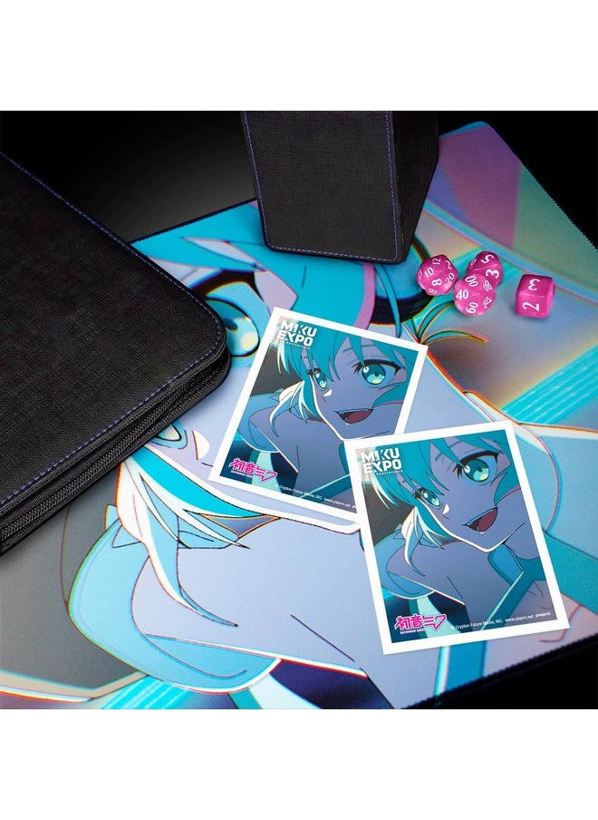 Ultra Pro Ultra PRO - 10th Anniversary Hatsune Miku 100ct Deck Protector Sleeves - Flight | Anime Card Sleeves, Trading Card Accessories, Hatsune Miku Merch, Intergalactic Bound Art, Collector's Edition  - Image 2