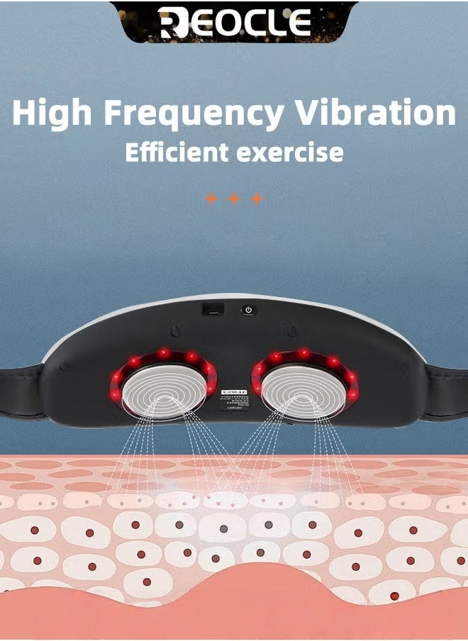 REOCLE Slimming Belt Weight Loss Machine Adjustable Vibration Massage Belly Fat Burner with 3 Massage Modes for Women Men  - Image 2