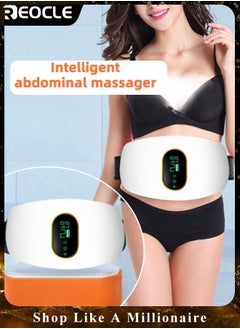 REOCLE Slimming Belt Weight Loss Machine Adjustable Vibration Massage Belly Fat Burner with 3 Massage Modes for Women Men  - Image 1