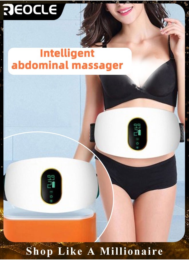 REOCLE Slimming Belt Weight Loss Machine Adjustable Vibration Massage Belly Fat Burner with 3 Massage Modes for Women Men  - Image 1
