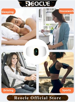REOCLE Slimming Belt Weight Loss Machine Adjustable Vibration Massage Belly Fat Burner with 3 Massage Modes for Women Men  - Image 4