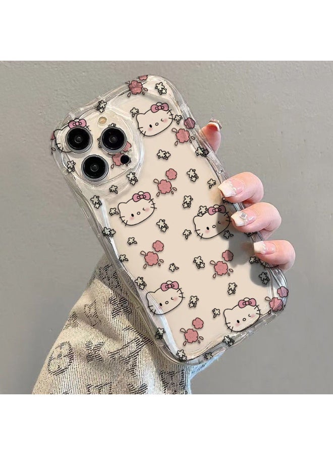NIBEMINENT Flower Kitty Protective TPU Case Cover For iPhone 14 - Image 2