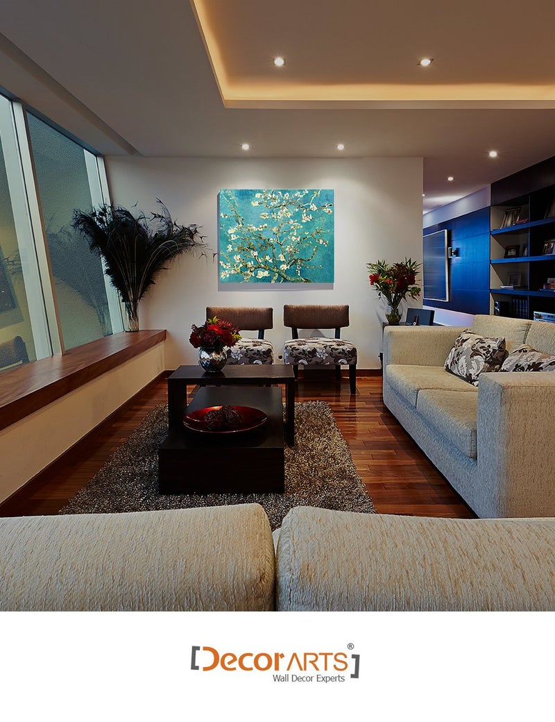 DECORARTS - Almond Blossom Tree - Vincent Van Gogh Art Reproduction. Giclee Canvas Prints Wall Art for Home Decor 30x24 - Image 2