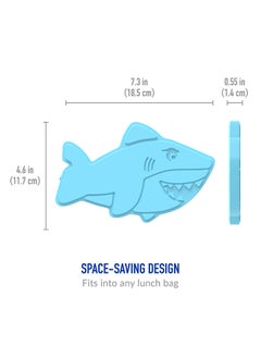 Bentgo Pack Of 4 Buddies Reusable Ice Pack -  Shark  - Image 2