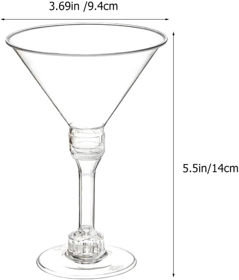 12pcs Disposable Wine and Cocktail Glasses Party Beverage Cups for Festivals and Events - Image 2