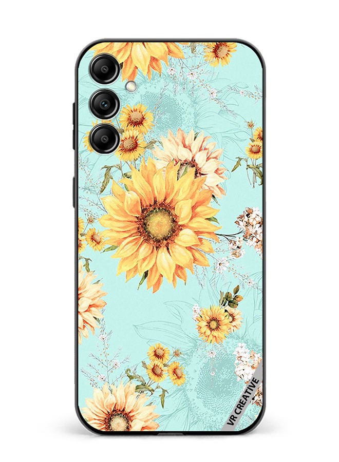 VR CREATIVE Protective Case Cover For Samsung Galaxy A14 5G/A14 Flower Design Multicolour - Image 1