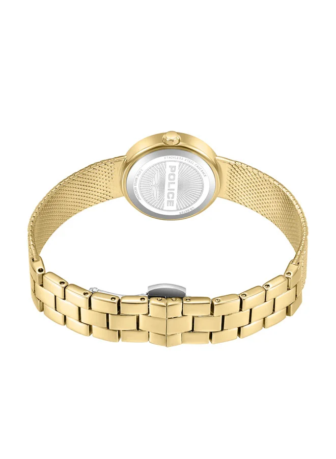 POLICE Women's Women's Flare Women's 26mm Watch with Green Mother-of-Pearl Dial & Mesh Bracelet